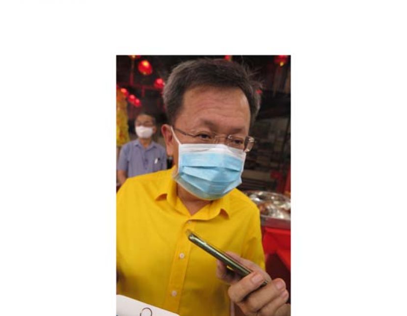 砂人联党主席拿督斯里沈桂贤。