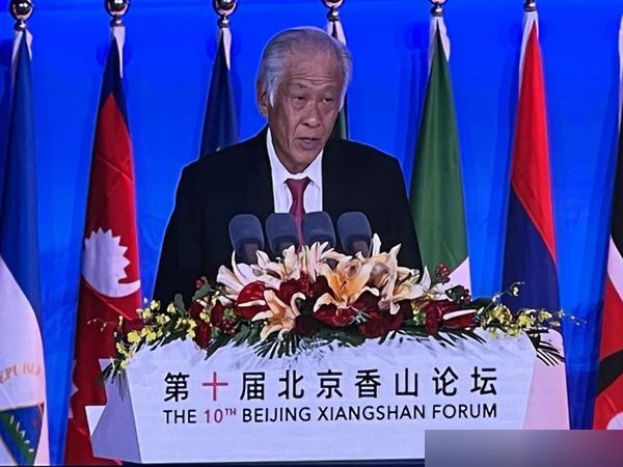 新加坡国防部长黄永宏示警，未来10年亚洲要避战。