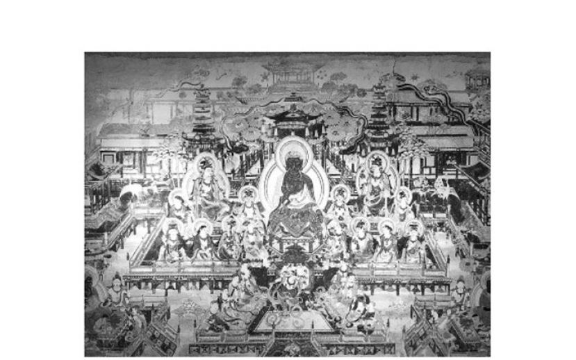 敦煌壁画。