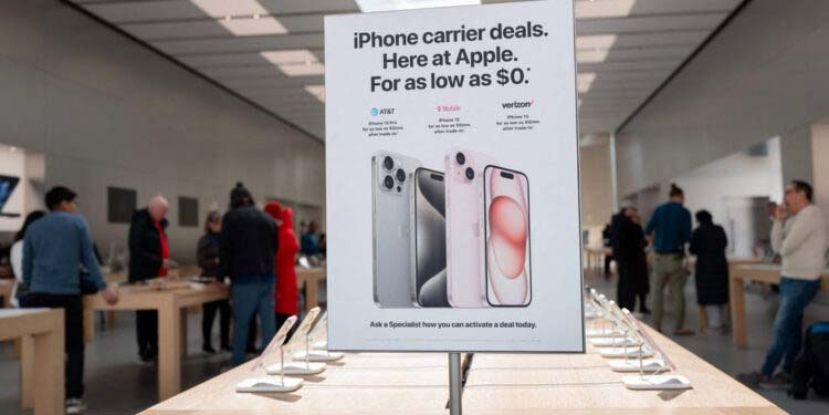 美司法部控告苹果，垄断智能手机市场。