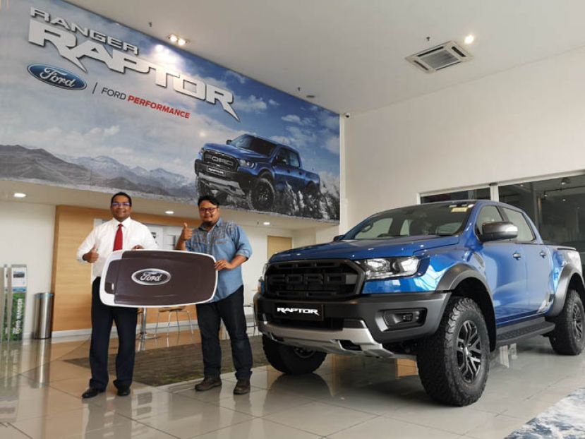 购买全新 Ford Ranger 却赢走一辆全新 Ford Ranger Raptor