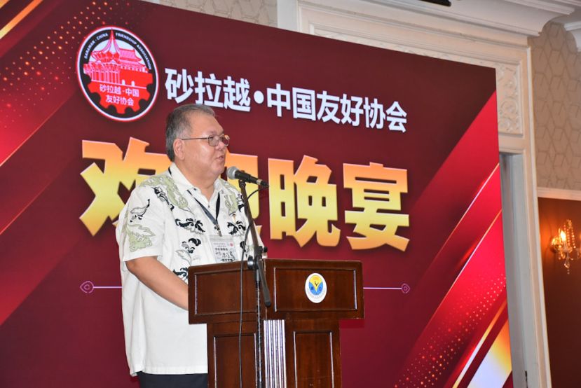 砂拉越&mdash;中国友好协会常务副会长拿督黄国辉。