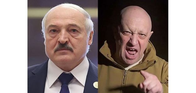 白俄总统鲁卡申科（左）普里格津（右）有20年的交情。