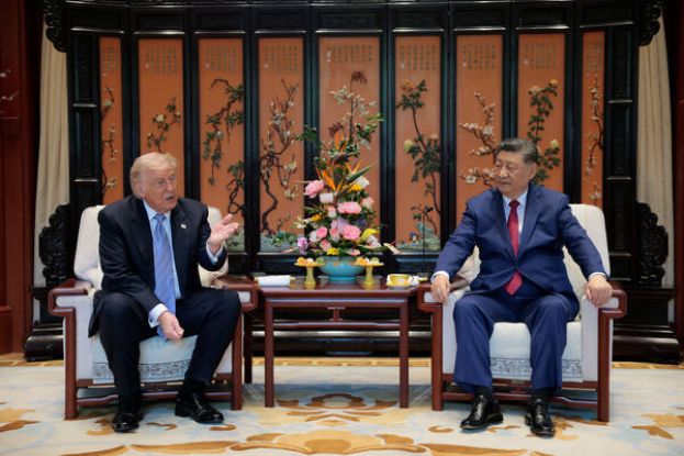 习特会在北京举行。