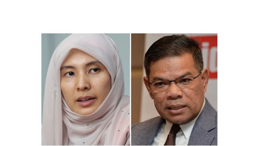 努鲁依莎（左）与赛弗丁（右）。