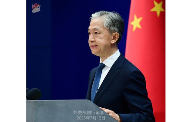 中国外交部发言人汪文斌。