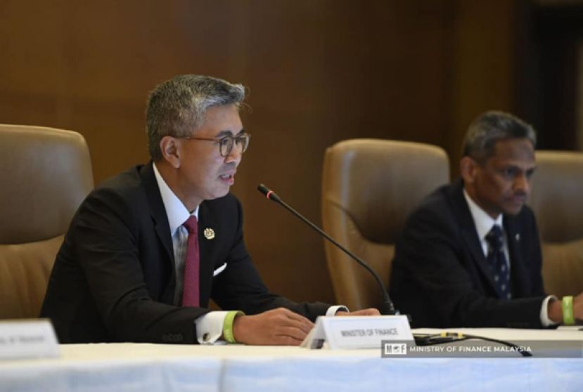 财政部长拿督斯里东姑扎夫鲁。