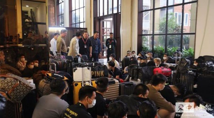 柬埔寨警方9日、10日连续破获西港2座电信诈骗园区。