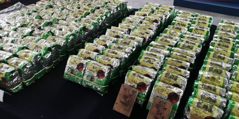侦破槟警方今年最大宗的毒品案，起获超过2500万令吉各类毒品。