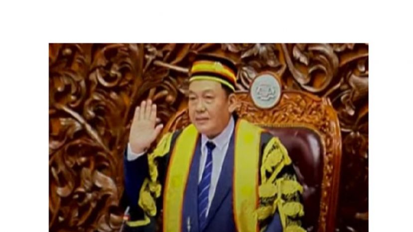 阿旺比米宣誓就任国会上议院主席。