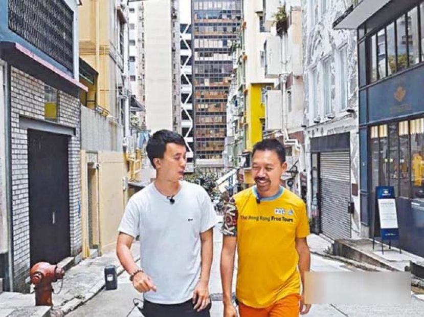 Michael带我们游走西环，认识香港开埠初期的历史。