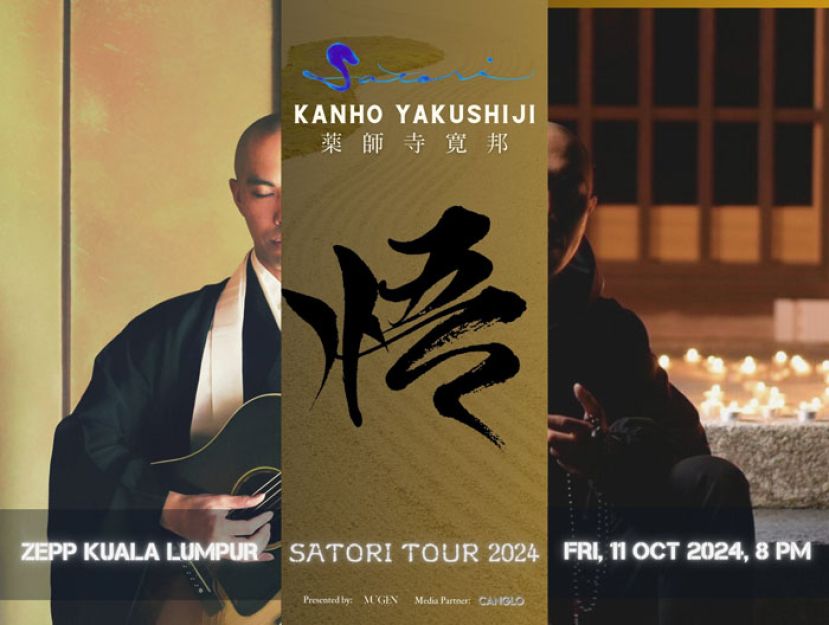 「禅乐大师」药师寺宽邦新巡演 10 月 11 日 从吉隆坡开跑 礼赞大马国土给予安心之感