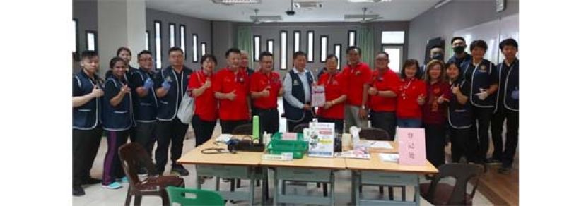 砂医总及亚洲中医技职学院　参与黄中义卖会办义诊活动