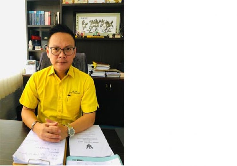 砂人联青总团秘书长符祥威。