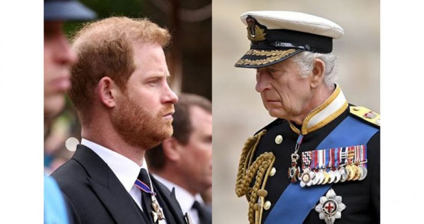 哈利王子和查尔斯三世关系不见好转。