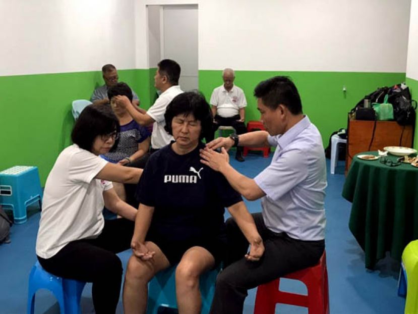 欢迎民众体验微妙法行禅，吸纳能量，改善健康，提高自身免疫力。