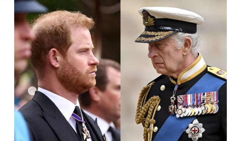 查尔斯三世宣布亲自接任哈利的荣誉军衔。