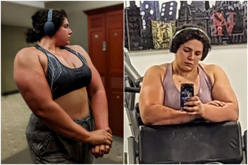 布克在女大力士竞赛中夺冠，因性别争议被取消资格。