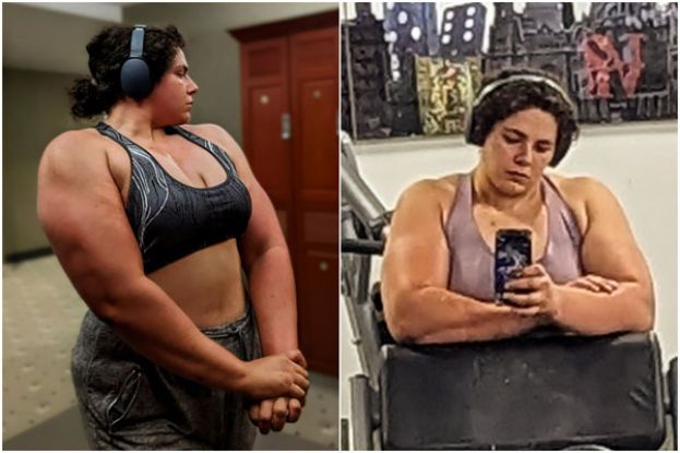 布克在女大力士竞赛中夺冠，因性别争议被取消资格。