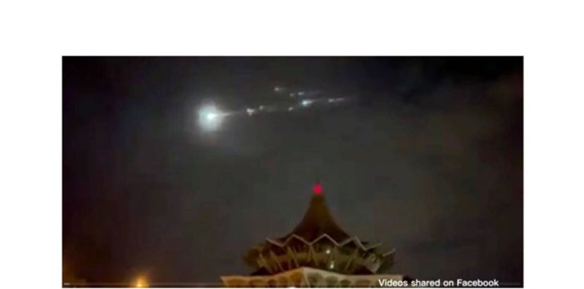 中国长征五号B火箭残骸碎片　周日凌晨穿越砂拉越领空