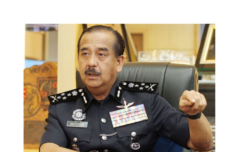 全国总警长丹斯里拉扎鲁丁。