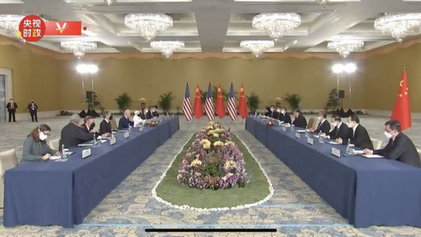 拜登与习近平进行超过三小时会谈。