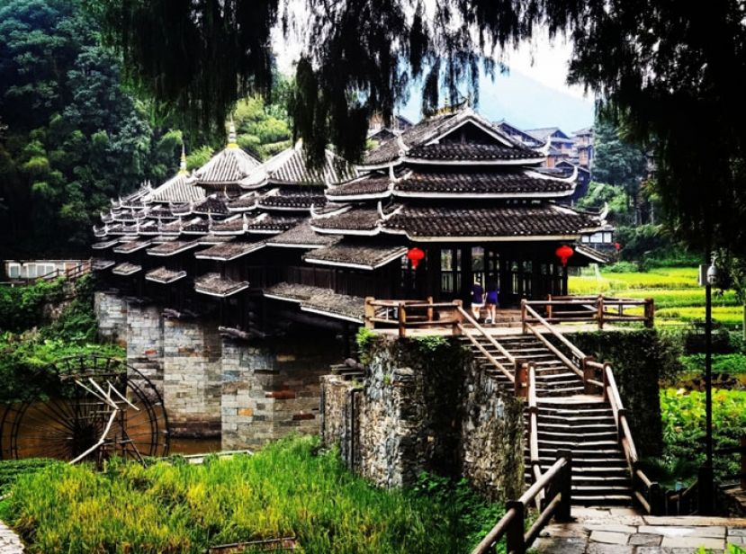 风雨桥见证广西三江　世界楼桥之乡美誉