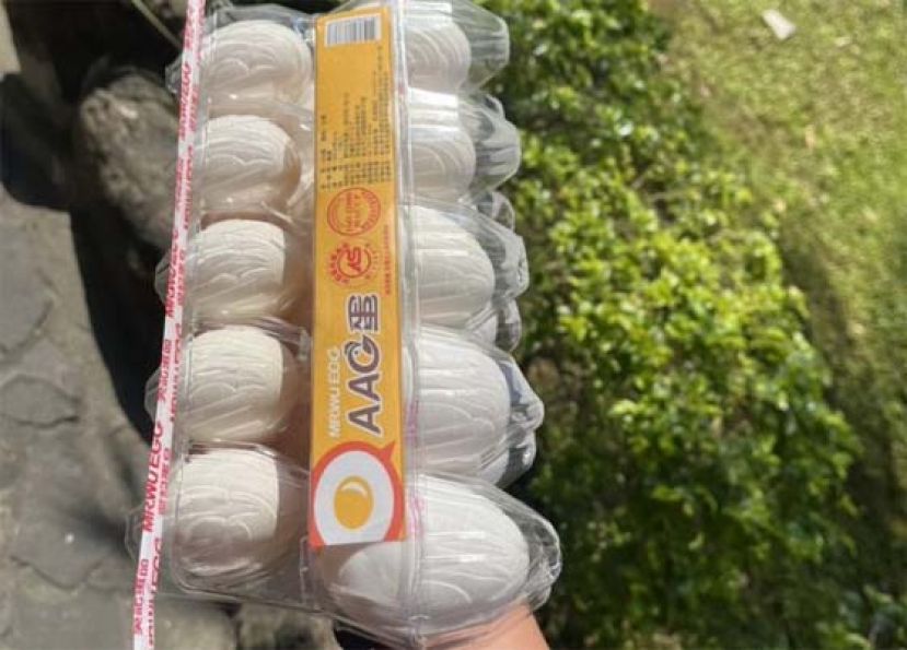 叶女失窃的2盒鸡蛋。