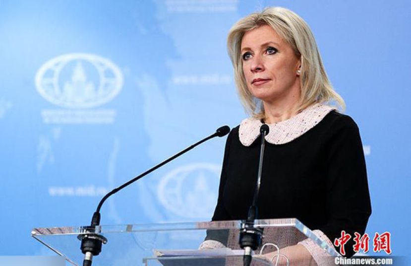 俄罗斯外交部发言人扎哈罗娃。