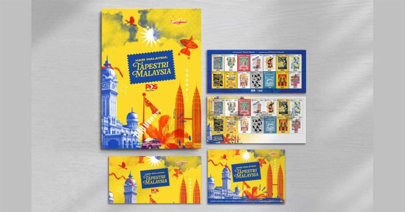 大马邮政携手马来西亚品牌 APOM推出《A Tapestry of Malaysia》特别马来西亚日邮票系列