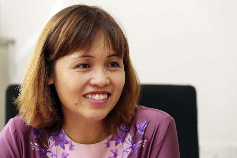 图：副教育部长张念群。