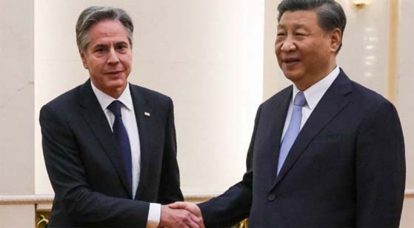  布林肯与习近平本月19日在北京会面。