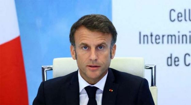 马克宏主持危机会议。