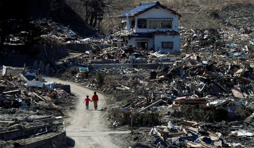 日本311大地震共造成1.59万人死亡。