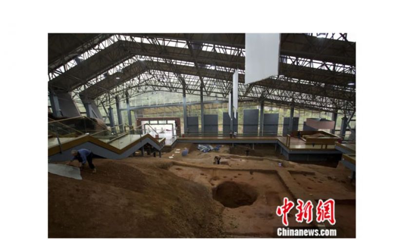 谭家坡龙窑遗址，清晰地展示了长沙窑瓷器的生产过程。