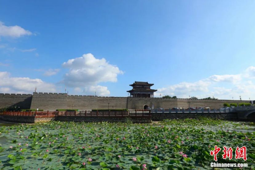 明清大名府古城墙。 