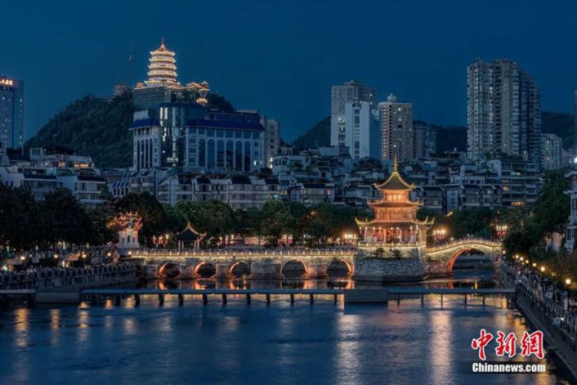 贵阳城市美景。