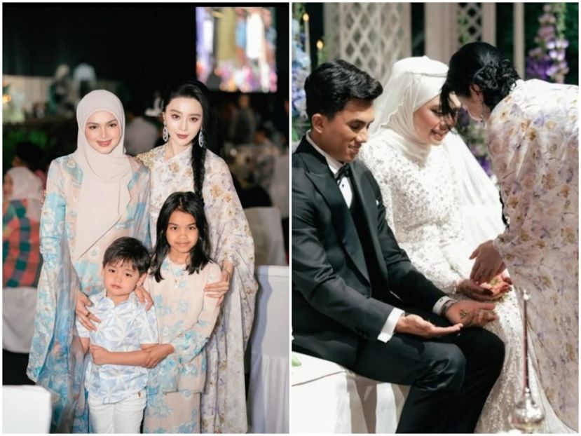 范冰冰出席甲州首长拿督斯里阿都拉勿女儿婚宴成为全场焦点