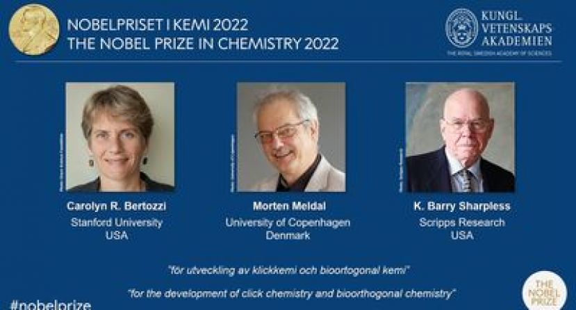三名科学家分享2022年诺贝尔化学奖