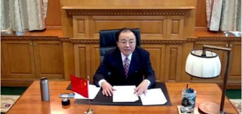 中国驻马大使欧阳玉靖。