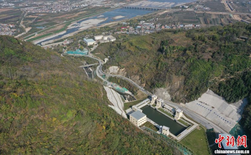 引汉济渭黄地沟配水枢纽。