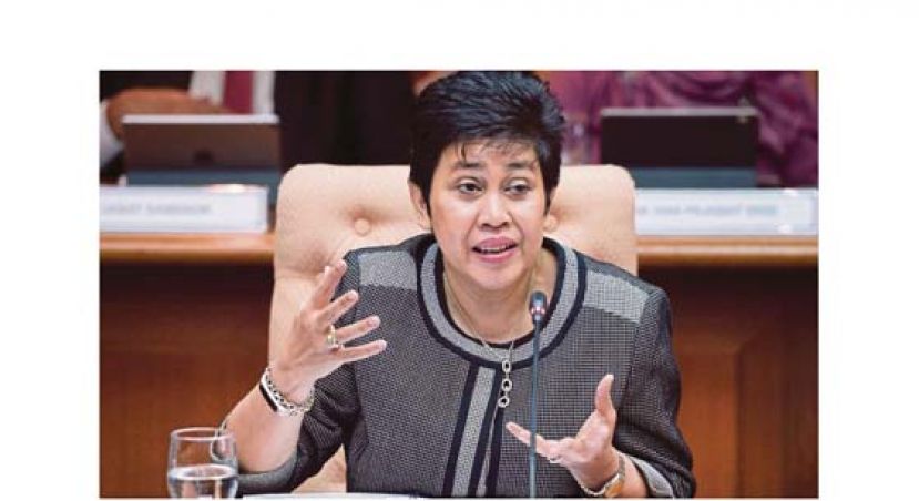 国家银行总裁拿督诺珊霞。