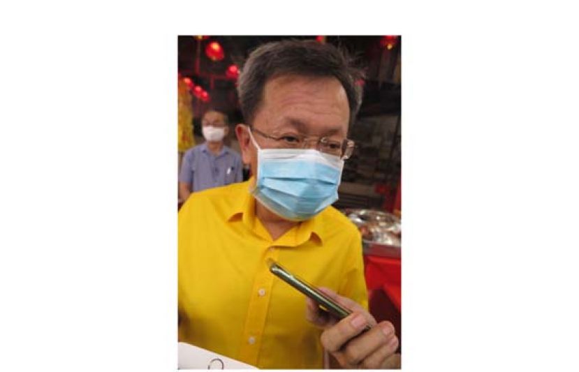 砂人联党主席拿督斯里沈桂贤。