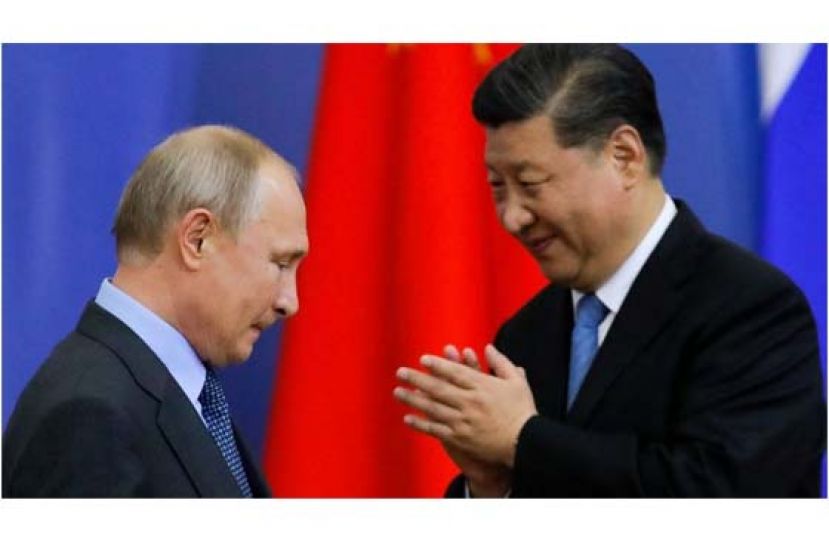 2019年6月6日，习近平和普京在圣彼得堡会晤。