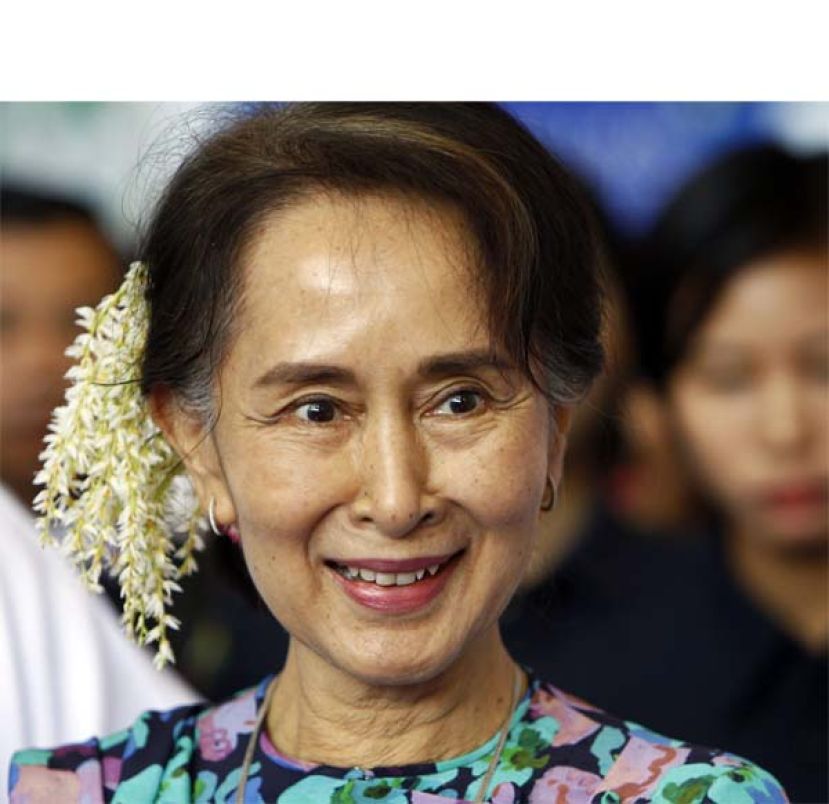 昂山素姬（档案照）。