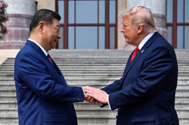 特朗普见习近平。
