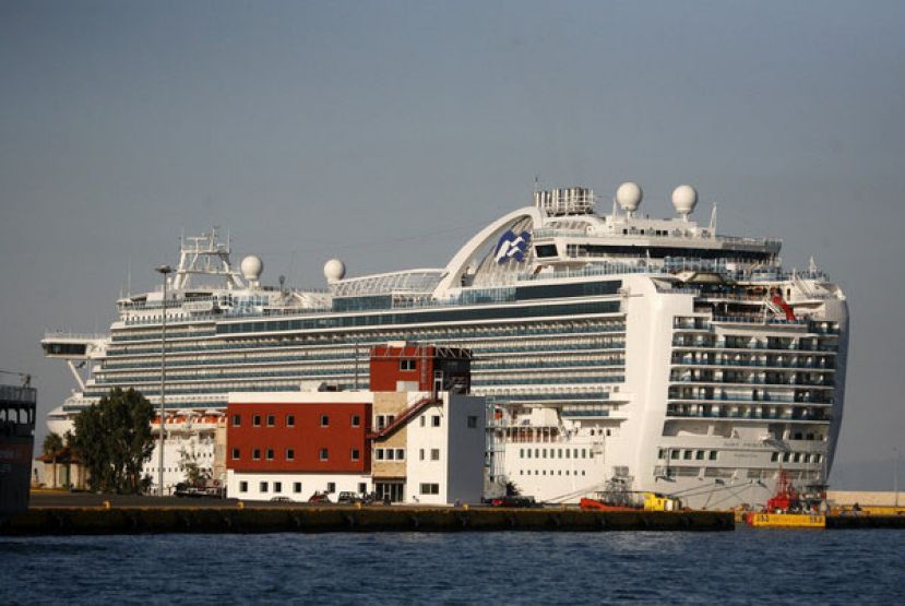 邮轮红宝石公主号。