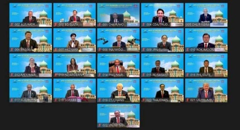 APEC领袖接纳《吉隆坡宣言》承诺携手抗疫提升经济整合