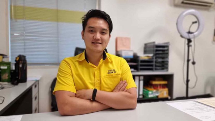 砂拉越人民联合党青年总团宣教秘书兼埔奕支部青年团团长许勋扬。