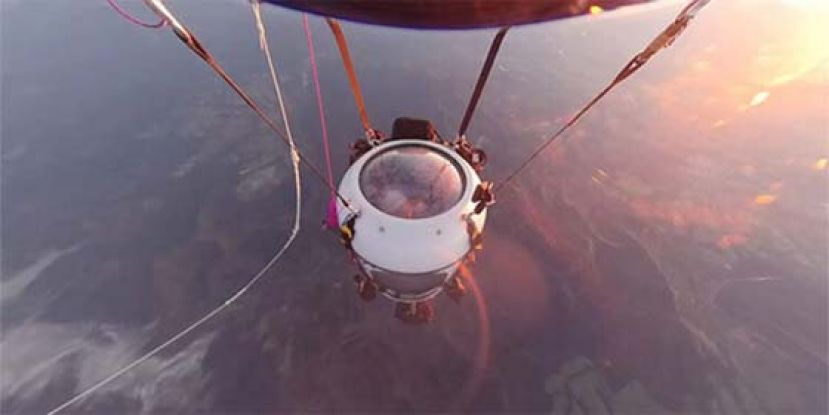 日企力争实现太空旅游，载客气球成功抵平流层。